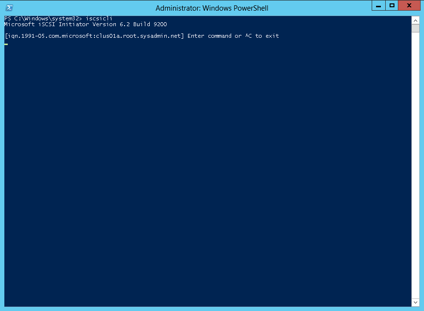 Microsoft Windows Server 2012 - Identify an ISCSI Initiator IQN - 00